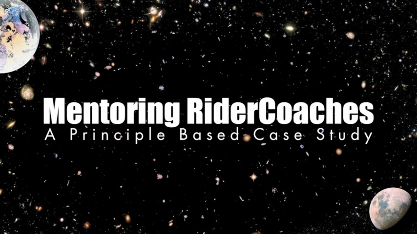 Mentoring RiderCoaches